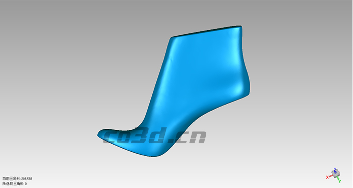 3D scanning of shoes