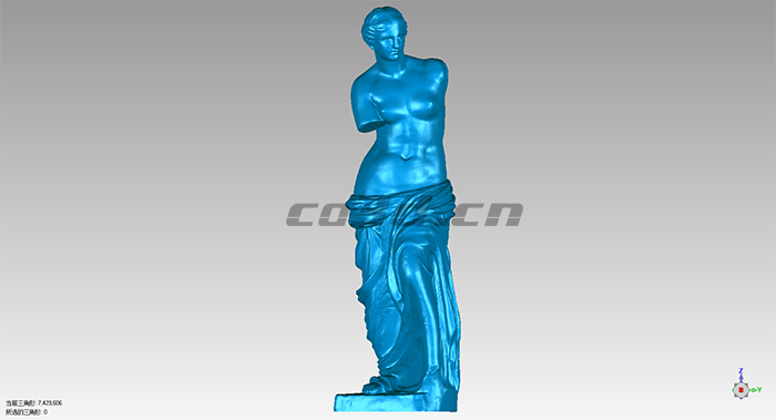 3D scan of Venus sculpture