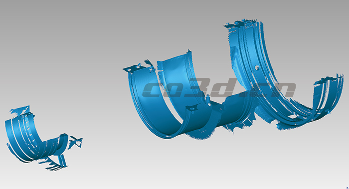 Gas turbine inspection and scanning