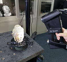 Buddha image 3D scanning