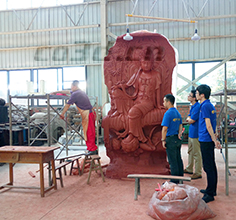 3D scanning of super large Buddha statues