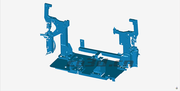 Three-dimensional inspection of automobile inspection tools