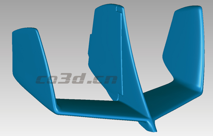 Reverse design of aircraft tail