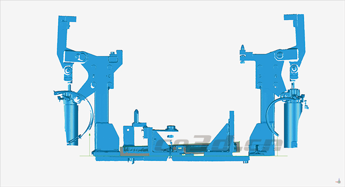 Three-dimensional inspection of automobile inspection tools