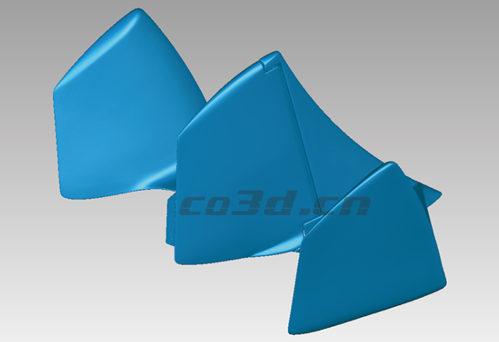 Reverse design of aircraft tail