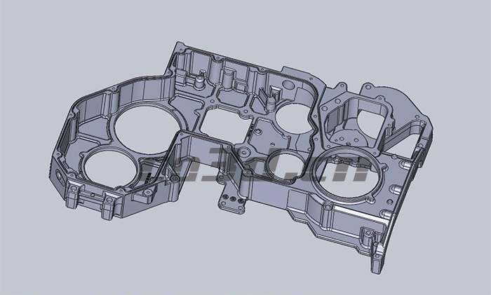 3D inspection of automobile cylinder head