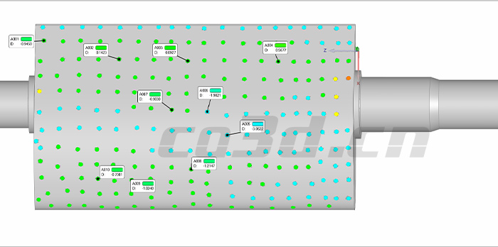 3D inspection of turbine blades