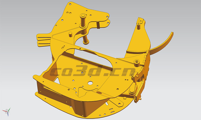 Reverse design of agricultural machinery parts