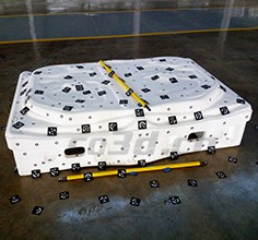 Automobile foam film mold three-dimensional inspection