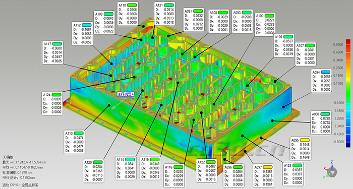 精密复杂加工件三维检测案例