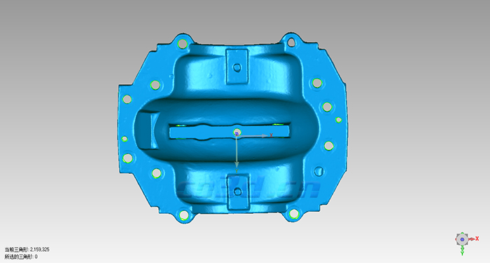 泵盖三维扫描