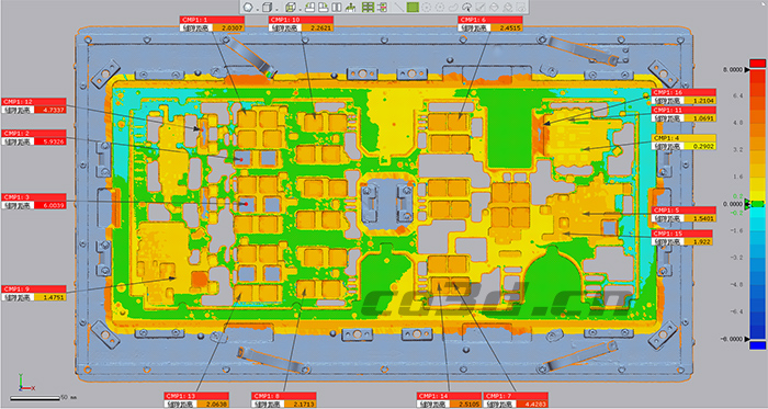 Three-dimensional inspection of circuit boards