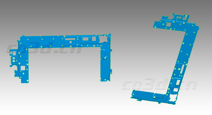 手机精密冲压件三维扫描