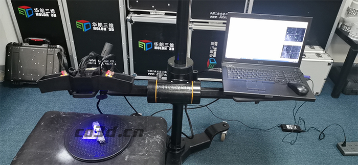 3D scanning of foamed film