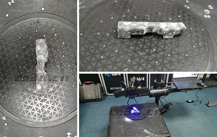 3D scanning of foamed film