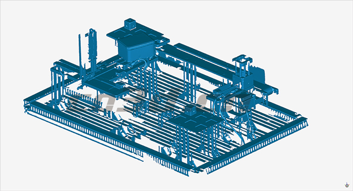 3D inspection of automated production line