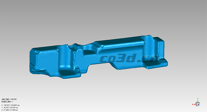 3D scanning of foamed film