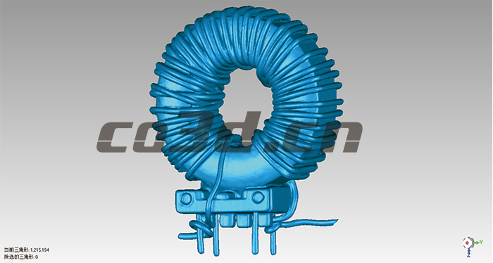 Coil 3D scanning